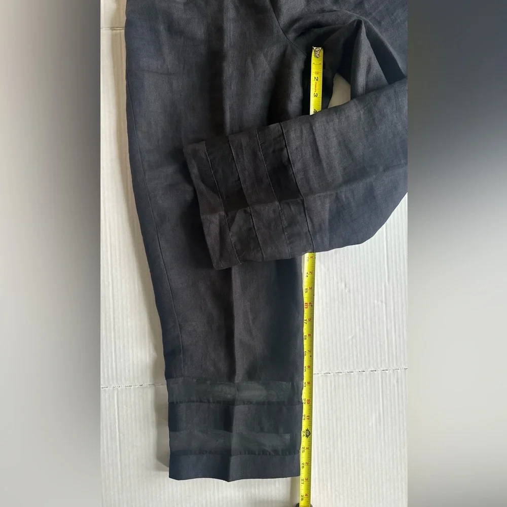 Linen 100% Women’s Pants Size 10 High-Rise‎ Lined Karen Warren